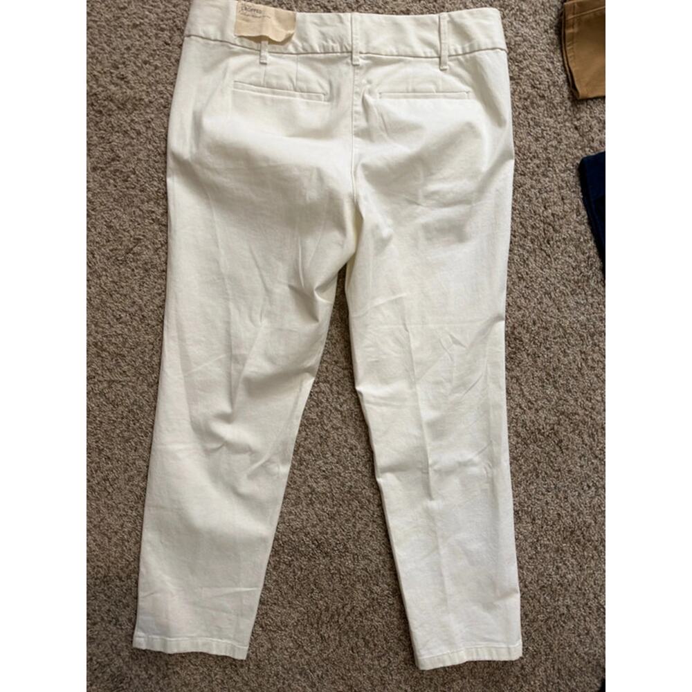 Loft, Marissa cropped 8 white pants NWT 2875 - Picture 3 of 5